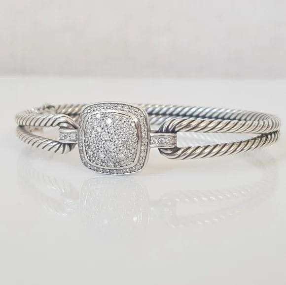 David Yurman Albion Bracelet With Diamonds  - Picture 2 of 15